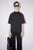 Black Embroidered Neckline T-Shirt