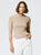 Giselle Stretch Open-Back Pullover