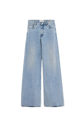 Wide Leg Denim Pants