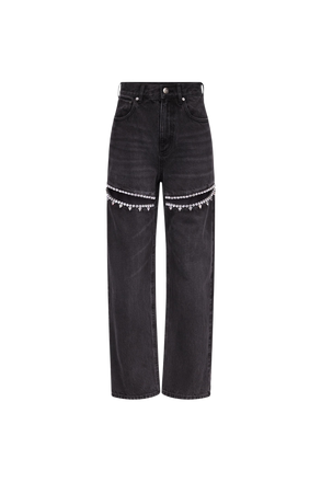 Crystal Slit Jean