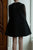 Black Cotton Cocoon Dress