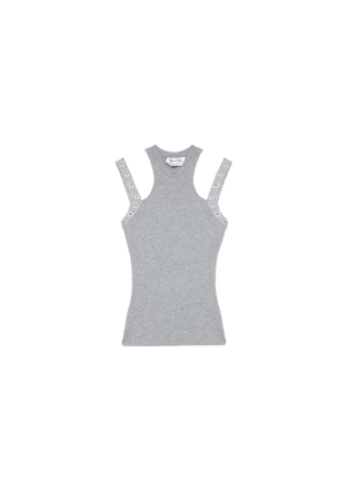 Knit Cut-Out Tank Top