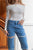 Organic Denim Slashed Boyfriend Jeans