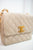 Vintage Linen Chanel CC Flap Bag
