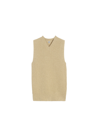 Sleeveless Terry Knit in Sand
