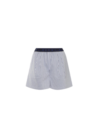 Striped Shorts with Elastic Waistband