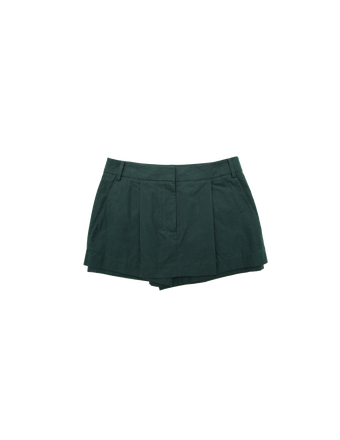 Arun Suiting Double Layer Mini Skirt