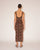 Leanor Shiny Jacquard Midi Dress