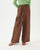 Drew Linen Brown Trousers