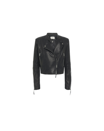 Sleek Statement Leather Jacket