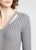 Merino Rib Knit V-Neck Sweater