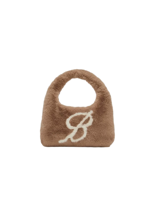 Faux Fur Logo Bag