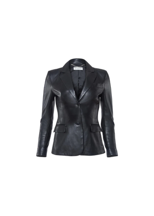 Fenice Leather Blazer Jacket