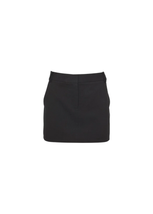 Heavy Wool Mini Trouser Skirt