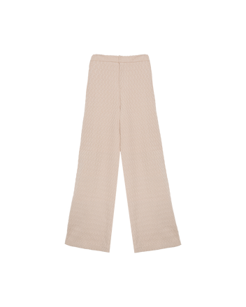 Knit Monogram Tailored Trousers