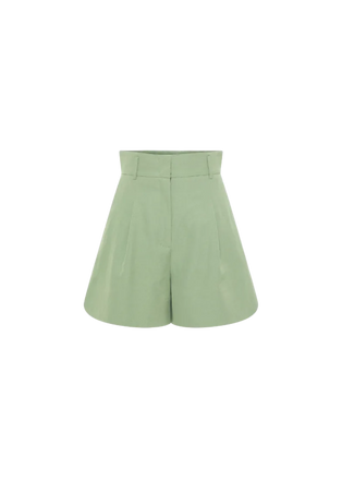 Summer Cruise Sage Green Linen Trouser Short