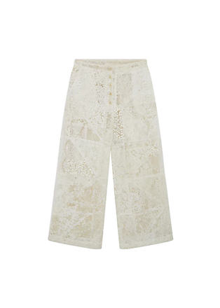 Patchwork Lace Trousers
