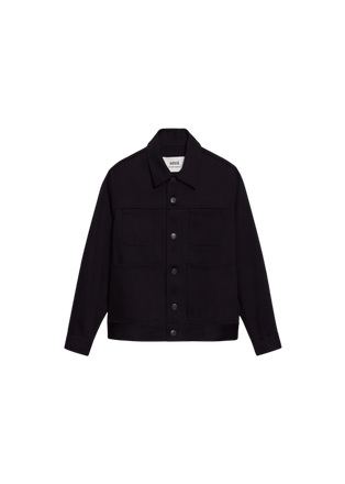Worker Jacket with Patch Pockets